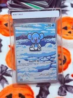 NM Cubchoo Illustration Rare 109/086 Black Bolt (BLK) Pokemon TCG - Image 5