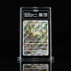 TAG 10 Gem Mint 2023 Pokemon SWSH Leafeon VSTAR #GG35/GG70 Crown Zenith - Image 1