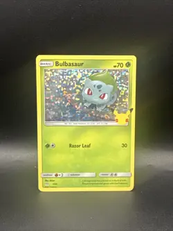 Bulbasaur - 1/25 - Pokemon McDonald's 25th Anniversary Holo 2021 - Image 1