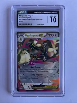 Mega Lopunny EX - Pokemon (2025) - 084/094 - CGC 10 GEM MINT - Image 1
