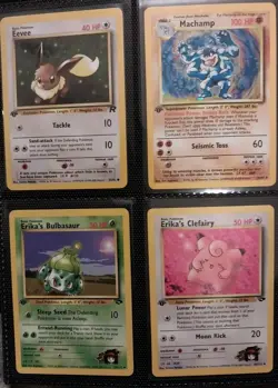 Pokemon TCG 44 Card Binder Lot ~ 1st Edition ~ Shadowless ~ Holo ~ WOTC ~ NM - Image 5