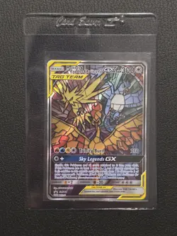 2019 Pokemon Hidden Fates Moltres Zapdos Articuno GX Promo - Image 1