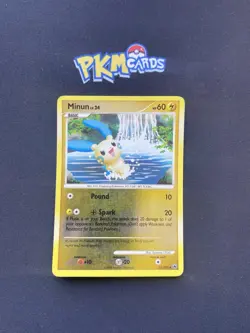 Pokemon TCG Minun Majestic Dawn 25/100 Reverse Holo Rare MP. - Image 1