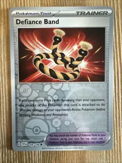 Defiance Band 169/198 Reverse Holo Uncommon Pokemon TCG Scarlet & Violet Base - Image 1