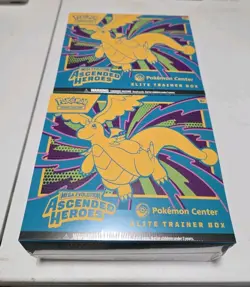 2x Pokemon Ascended Heroes Pokemon Center ETB Elite Trainer Box New Sealed - Image 1