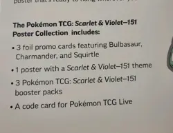 Pokemon TCG Scarlet & Violet 151 Poster Collection New Factory Sealed - Image 5