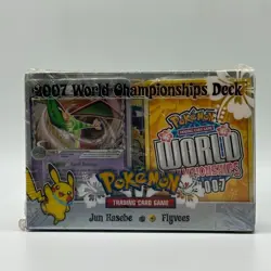 2007 Pokemon Flyvees Deck World Championship New Jun Hasebe Factory Sealed - Image 1