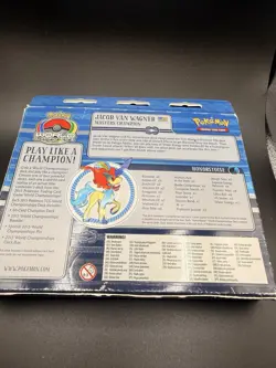 2015 World Champions Deck Jacob Van Wagner Pokemon Sealed Rare - (D) #2D - Image 3