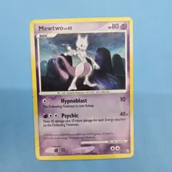 Pokemon TCG Mewtwo 11/146 Holo Rare Diamond & Pearl Legends Awakened PLAYED - Image 1