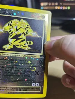 Double SWIRL Electabuzz Winner 001/009 Reverse Holo Pokemon - Image 4