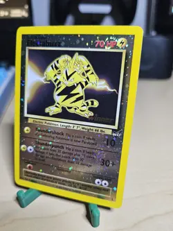 Double SWIRL Electabuzz Winner 001/009 Reverse Holo Pokemon - Image 5