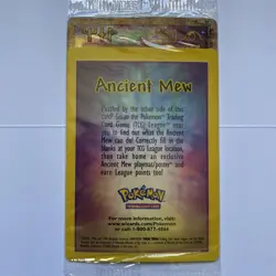 Ancient Mew Factory SEALED Pokemon TCG Movie Double Holo Foil Rare 2000 Promo - Image 2