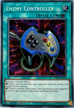 Yu-Gi-Oh - ENEMY CONTROLLER - LCKC-EN032 - 1ST Ed. SECRET RARE - NM/M - Image 1