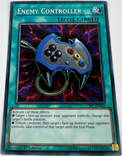 Yu-Gi-Oh - ENEMY CONTROLLER - LCKC-EN032 - 1ST Ed. SECRET RARE - NM/M - Image 3