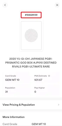 ULTIMATE RARE 2024 YU-GI-OH! DESTINED RIVALS Japanese PGB1-JP010 PSA 9 POP 31 - Image 3