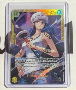 One Piece #EB03-062 Trafalgar Law Secret Rare SEC Heroines Edition - Image 3