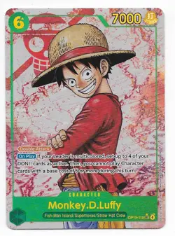 2025 One Piece TCG Carrying On His Will Monkey.D.Luffy Alt Art OP13-118 SEC 24HR - Image 1