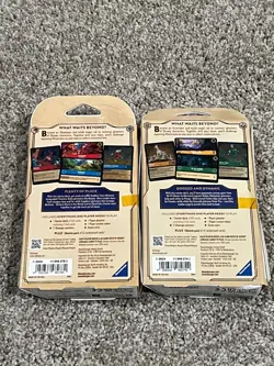 Lorcana Into The Inklands Starter Deck - opened -Amber/Emerald & Ruby/Sapphire - Image 2