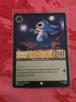 FOIL Disney Lorcana - Fabled - Stitch - Alien Dancer - 9/204 FOIL - Image 1