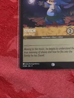 FOIL Disney Lorcana - Fabled - Stitch - Alien Dancer - 9/204 FOIL - Image 4