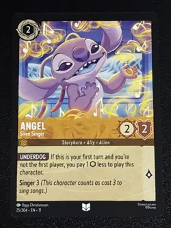 Disney Lorcana Winterspell Angel - Siren Singer 25/204 NM - Image 1