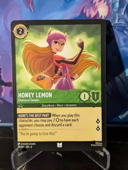 Disney Lorcana Azurite Sea Honey Lemon Chemical Genius 74/204 Non-foil - Image 1