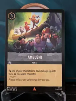 Ambush! | Disney Lorcana Azurite Sea | 198/204 | NM | Rare Non Foil - Image 1