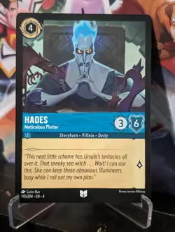 Disney Lorcana Ursula's Return Hades Meticulous Plotter 145/204 Non Holo - Image 1