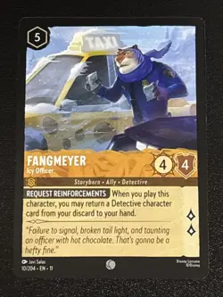Disney Lorcana Winterspell Fangmeyer - Icy Officer 10/204 NM - Image 1