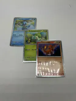 Pokemon TCG 151 Bulbasaur Squirtle Charmander Poster Collection Promos Cards - Image 4