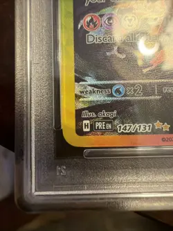 PSA 9 Ceruledge ex 050/091 Prismatic Evolutions Holo Pokemon Card MINT 2025 - Image 4