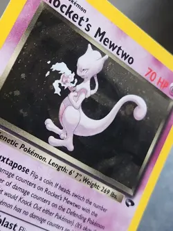 Rocket's Mewtwo - 14/132 - Pokemon Gym Challenge Unlimited Holo Rare Card - Image 2