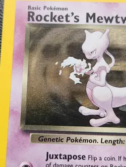 Rocket's Mewtwo - 14/132 - Pokemon Gym Challenge Unlimited Holo Rare Card - Image 4