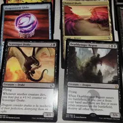 Grixis Shard RARE ***DRAGONS DRAKES*** TRIBAL COMMANDER MAGIC DECK 100 MTG Cards - Image 5