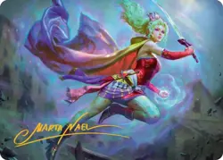Terra, Herald of Hope (20/53) - Gold Stamped Signature NM (Art Card) [Magic MTG] - Image 1