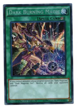 Yu-Gi-Oh Card: Dark Burning Magic LDK2-ENS05 Secret Rare Limited Edition! NM - Image 1