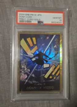 DON!! Card (Zoro) (Gold) Premium Booster -The Best- Foil - Image 1