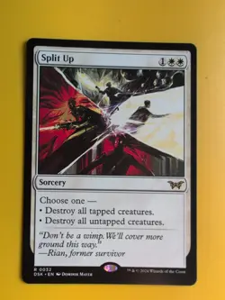 Split Up. Duskmourne. Rare Sorcery Magic the Gathering Card. - Image 2