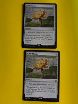 Gilded Lotus x2 Rare Dominaria Artifact Magic the Gathering 2 Card. - Image 1