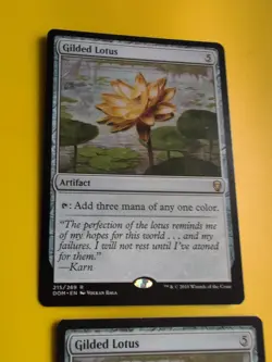 Gilded Lotus x2 Rare Dominaria Artifact Magic the Gathering 2 Card. - Image 5