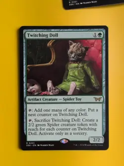 Twitching Doll x3 Duskmourne. Spider Toy Magic the Gathering 3 Card. - Image 2