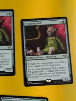 Twitching Doll x3 Duskmourne. Spider Toy Magic the Gathering 3 Card. - Image 3