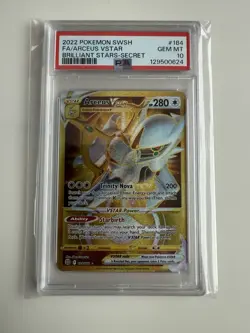 2022 Arceus VSTAR Holo PSA 10 Swsh09 Brilliant Stars Secret Card 184/172 - Image 4