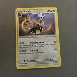 Pokemon 2019 SM Unified Minds Silvally Cosmo Holo Rare Card 184/236 NM Condition - Image 2