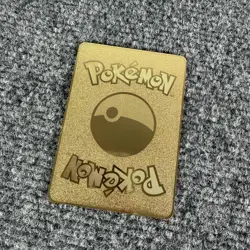 Rainbow Charizard VMAX Gold Metal Pokemon Card Collectible Heavy Display - Image 2