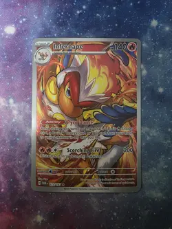 Infernape Illustration Twilight Masquerade Pokemon TCG Card 173/167 - Image 1