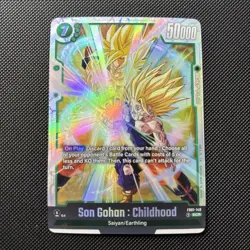 Son Gohan: Childhood SCR FB01-140 Dragon Ball Super Card Game LP - Image 1