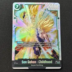 Son Gohan: Childhood SCR FB01-140 Dragon Ball Super Card Game LP - Image 2