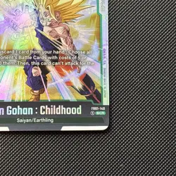 Son Gohan: Childhood SCR FB01-140 Dragon Ball Super Card Game LP - Image 5