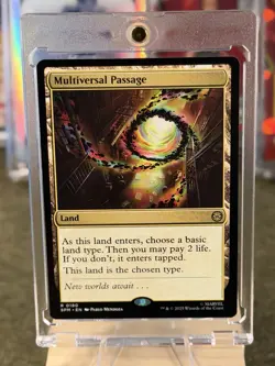 Multiversal Passage - RARE LAND - SPM #180 Marvel SpiderMan Magic Gathering MTG - Image 1
